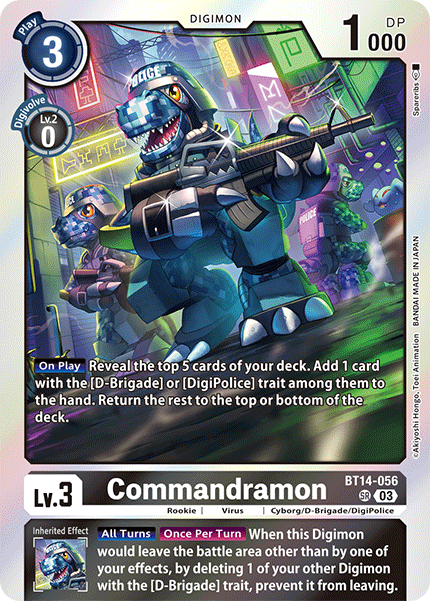 Blast Ace BT14-056 Commandramon