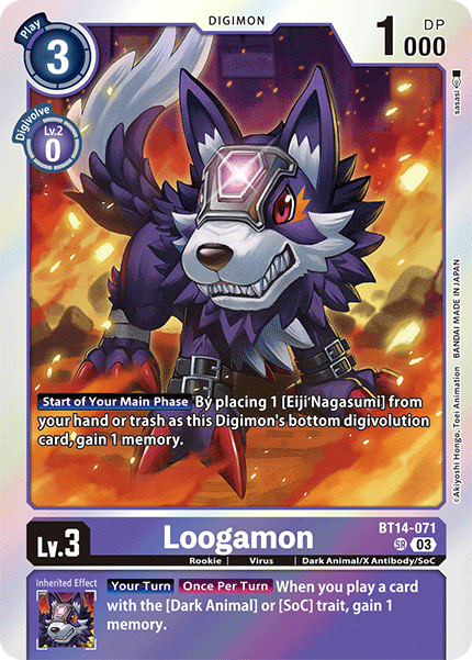 Blast Ace BT14-071 Loogamon