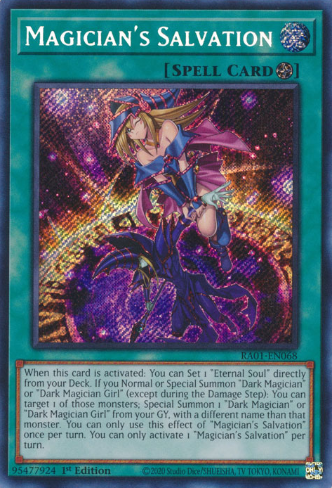 25th Anniversary Rarity Collection RC01-EN068 Magician's Salvation Secret Rare