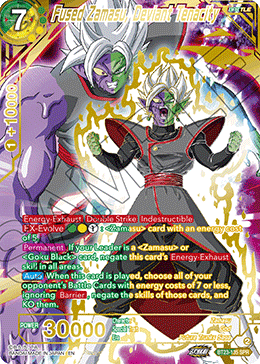 Perfect Combination BT23-135 Fused Zamasu, Deviant Tenacity SPR