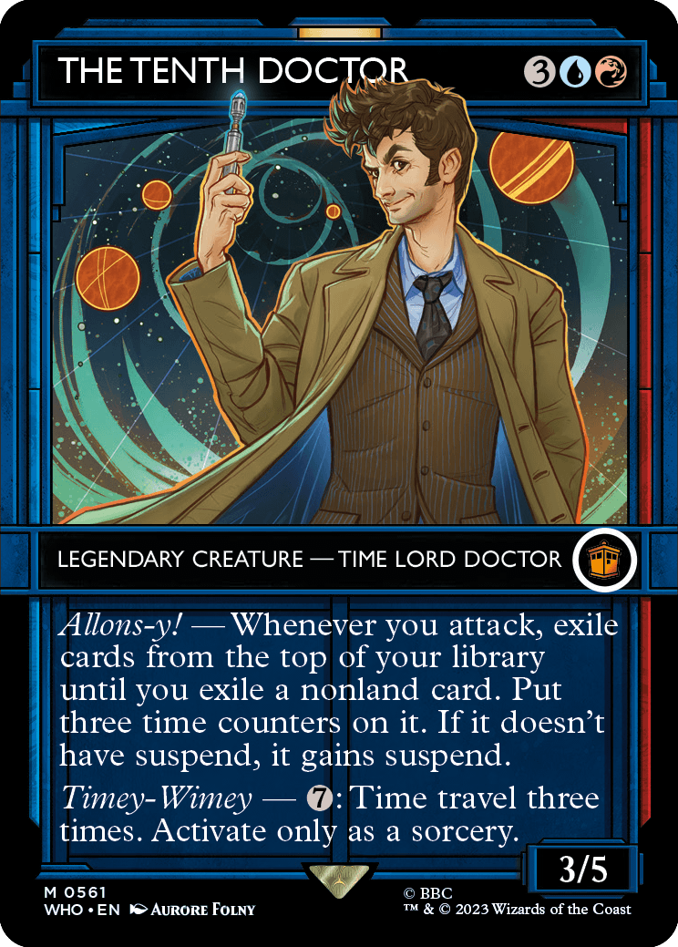 MTG Doctor Who 0561 The Tenth Doctor Foil