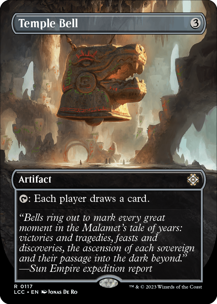 MTG The Lost Caverns of Ixalan 0117 Temple Bell (Borderless)