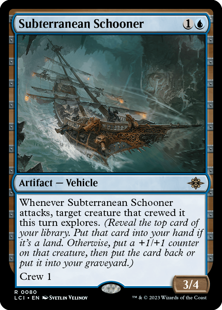 MTG The Lost Caverns of Ixalan 0080 Subterranean Schooner