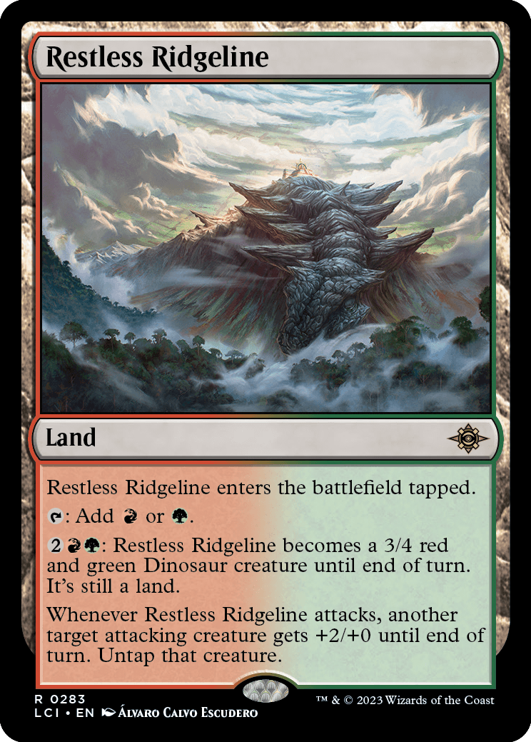 MTG The Lost Caverns of Ixalan 0283 Restless Ridgeline