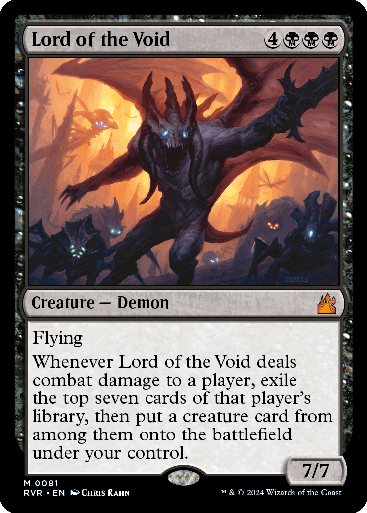 MTG Ravnica Remastered 0081 Lord of the Void (Foil)