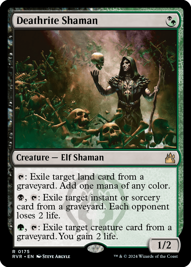 MTG Ravnica Remastered 0175 Deathrite Shaman (Foil)