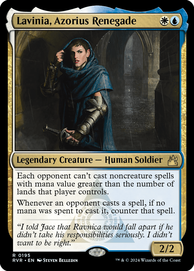 MTG Ravnica Remastered 0195 Lavinia, Azorius Renegade (Foil)