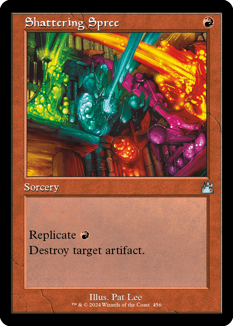 MTG Ravnica Remastered 456 Shattering Spree (Retro Frame Foil)