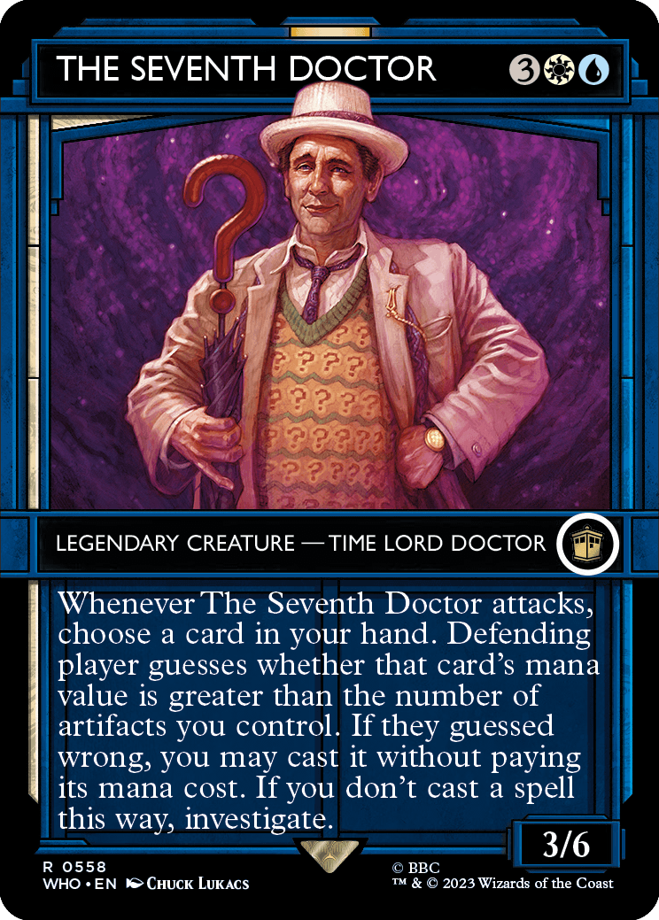 MTG Doctor Who 0558 The Seventh Doctor (Showcase Foil)