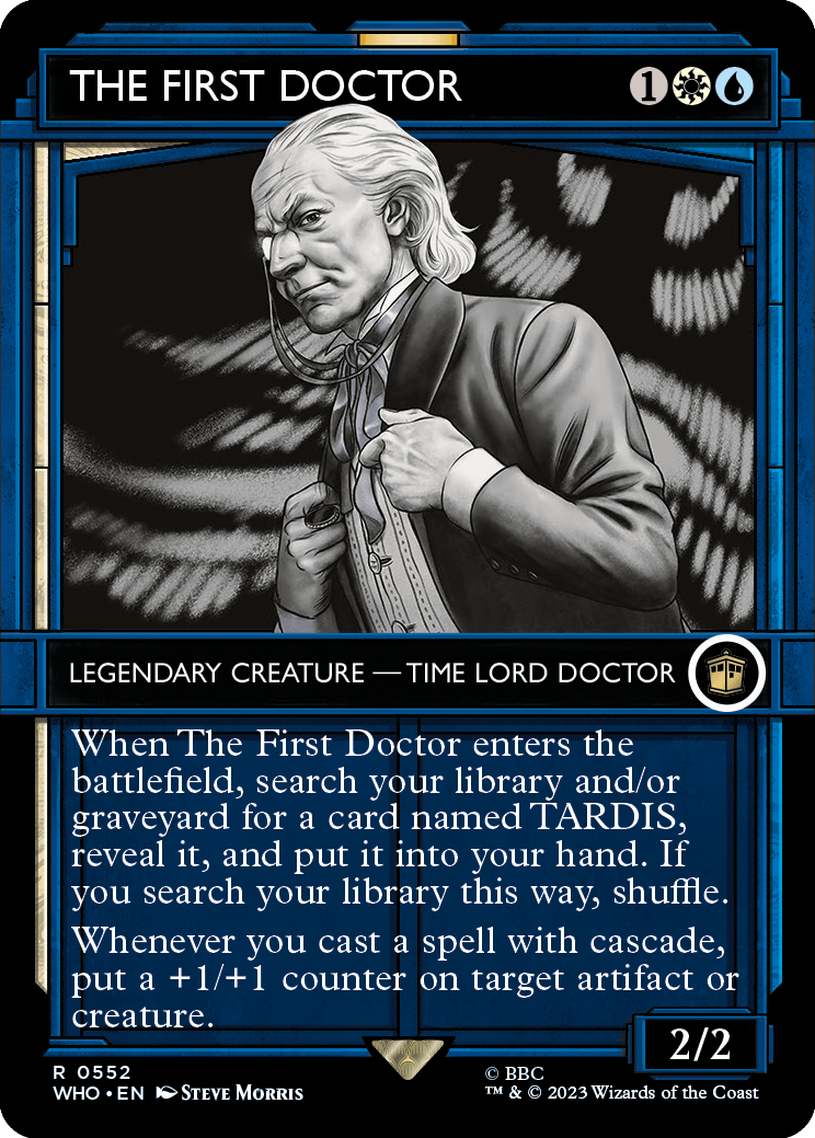 MTG Doctor Who 0552 The First Doctor (Showcase Foil)