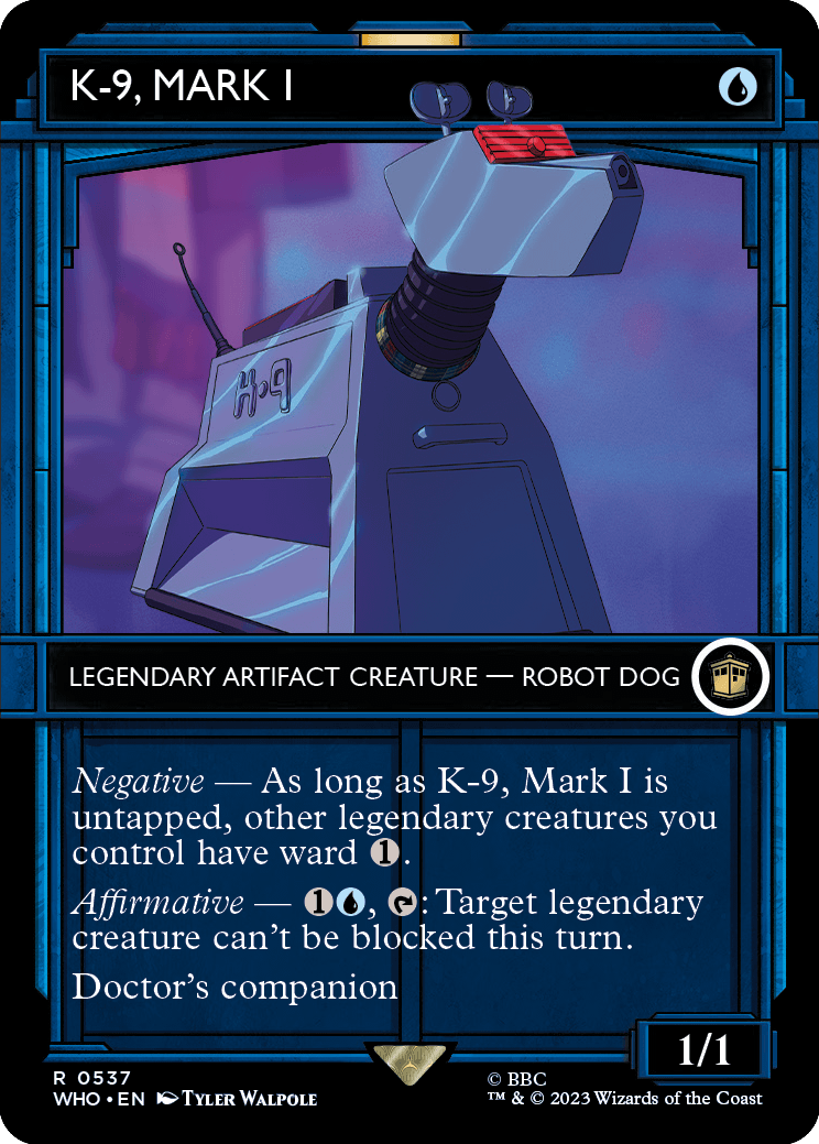 MTG Doctor Who 0537 K-9, Mark I (Showcase Foil)