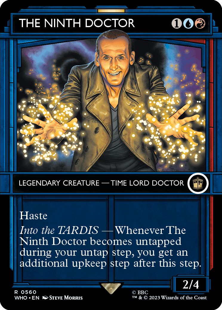 MTG Doctor Who 0560 The Ninth Doctor (Showcase Foil)