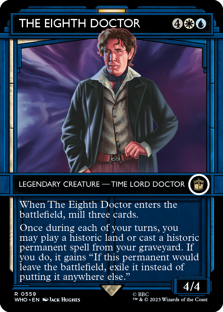 MTG Doctor Who 0559 The Eighth Doctor (Showcase Foil)