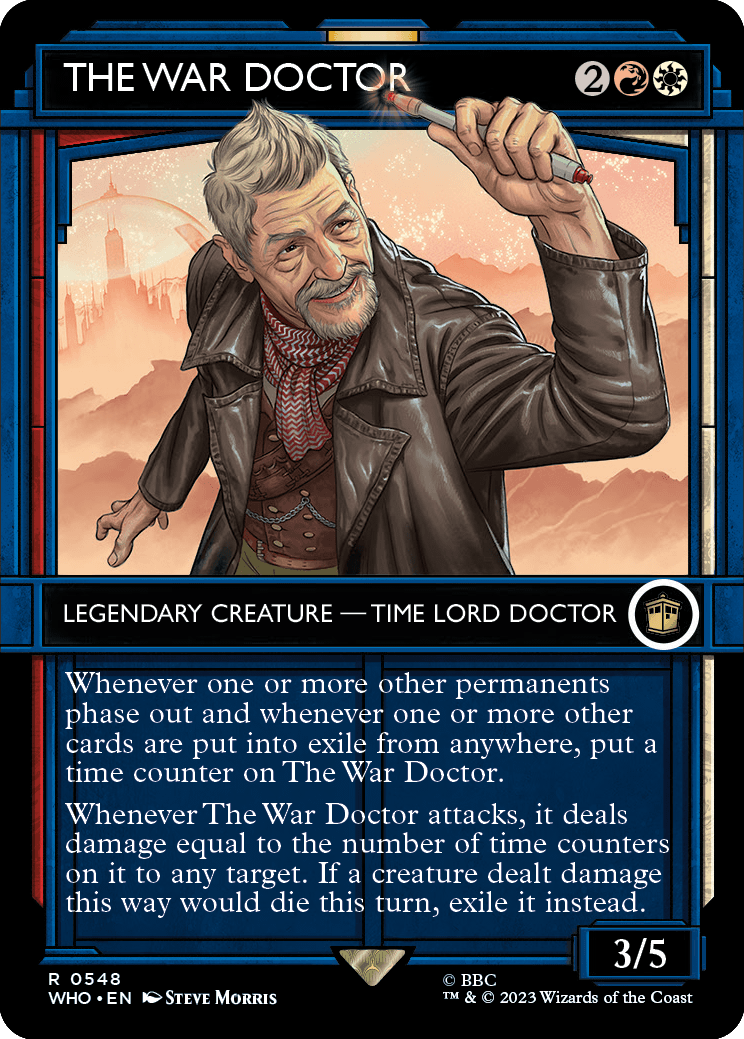 MTG Doctor Who 0548 The War Doctor (Showcase Foil)