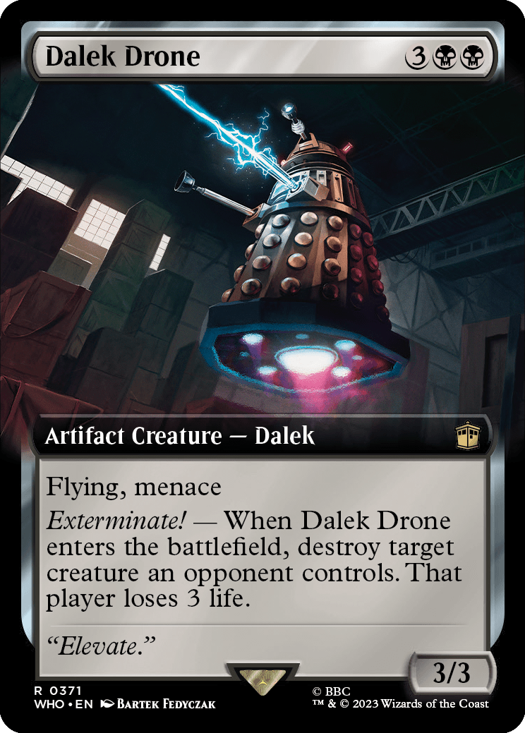 MTG Doctor Who 0371 Dalek Drone (Extended Art)