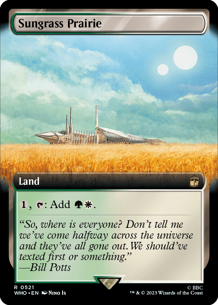 MTG Doctor Who 0521 Sungrass Prairie (Extended Art)