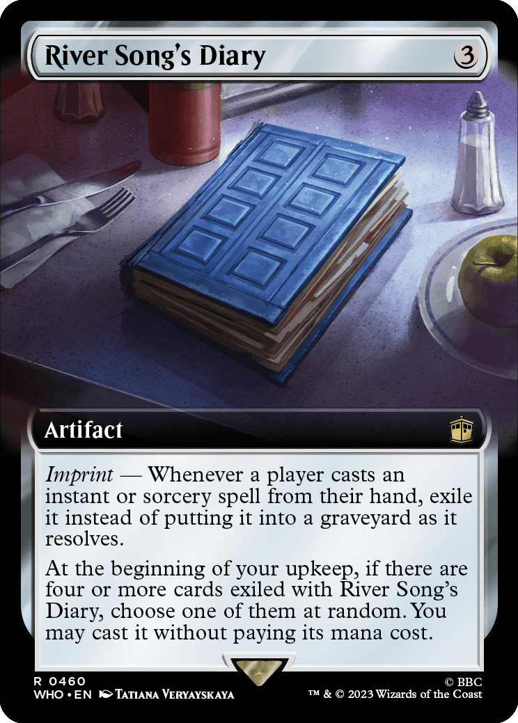 MTG Doctor Who 0460 River Song's Diary (Extended Art)