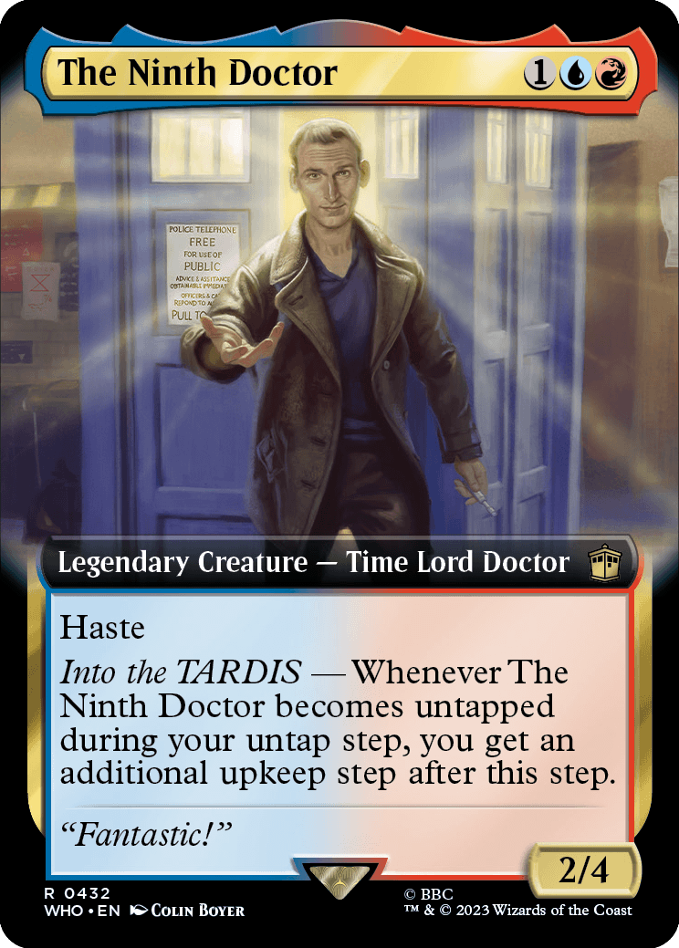 MTG Doctor Who 0432 The Ninth Doctor (Extended Art)