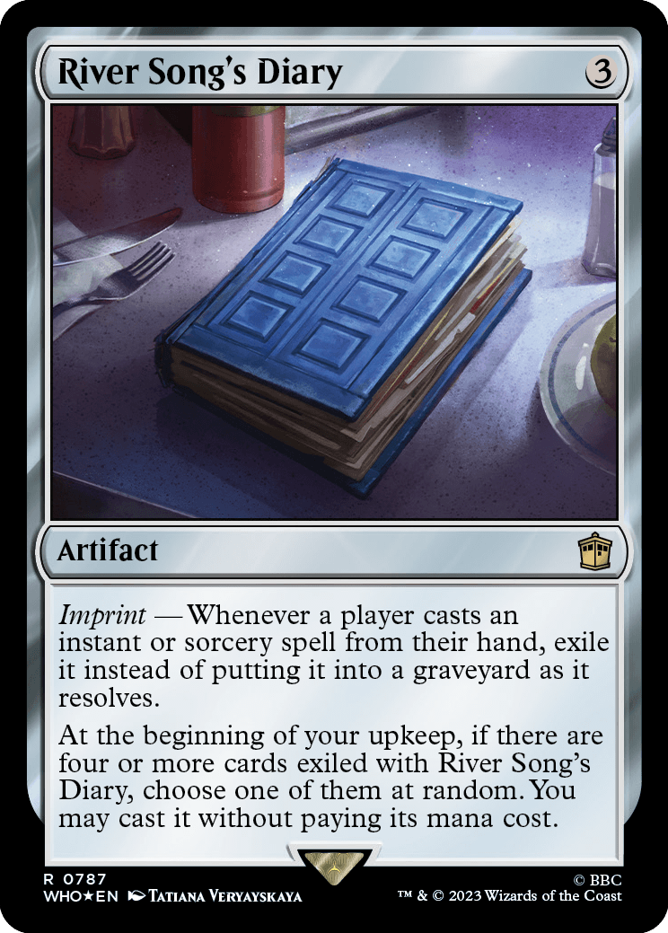 MTG Doctor Who 0787 River Song's Diary (Surge Foil)