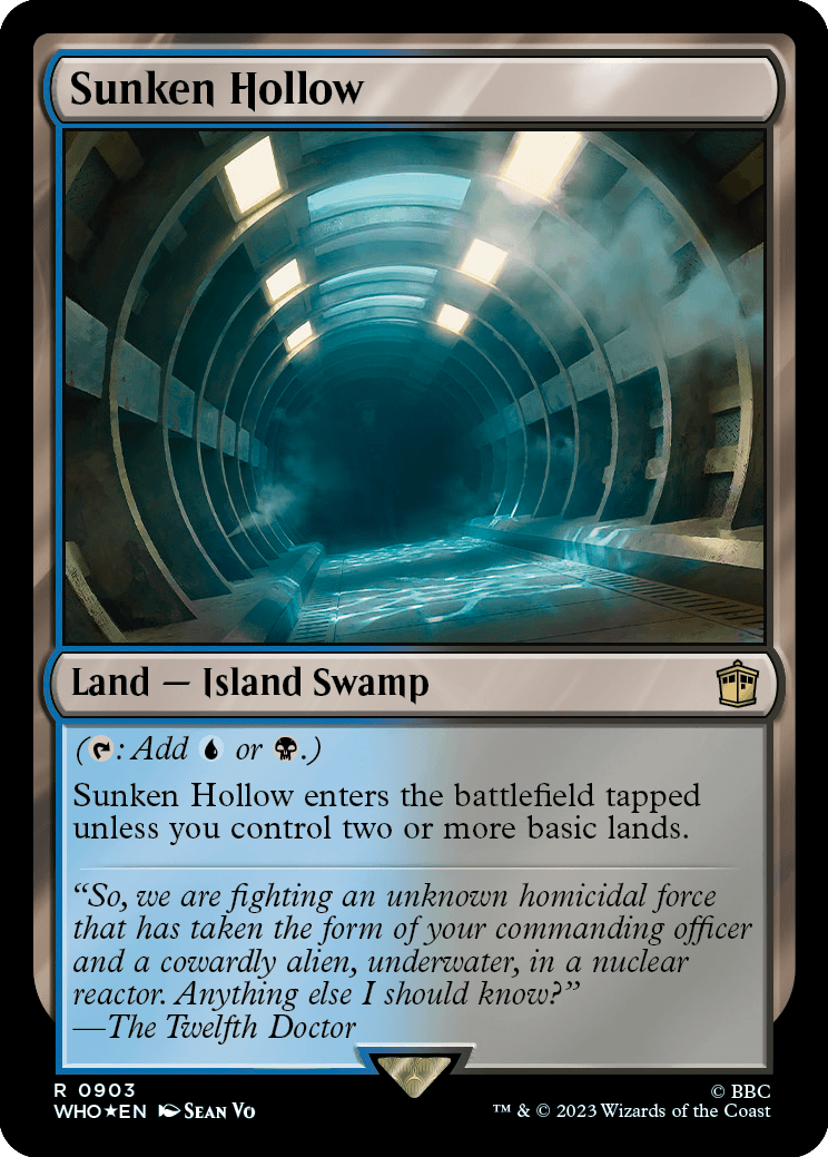 MTG Doctor Who 0903 Sunken Hollow (Surge Foil)