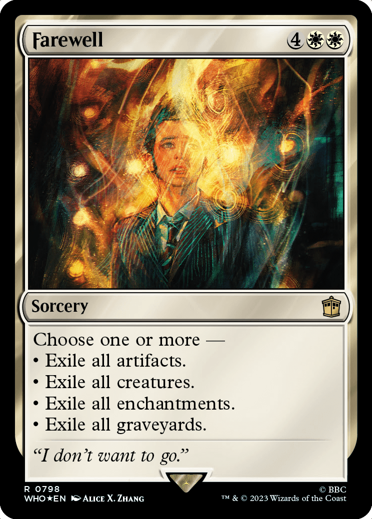 MTG Doctor Who 0798 Farewell (Surge Foil)