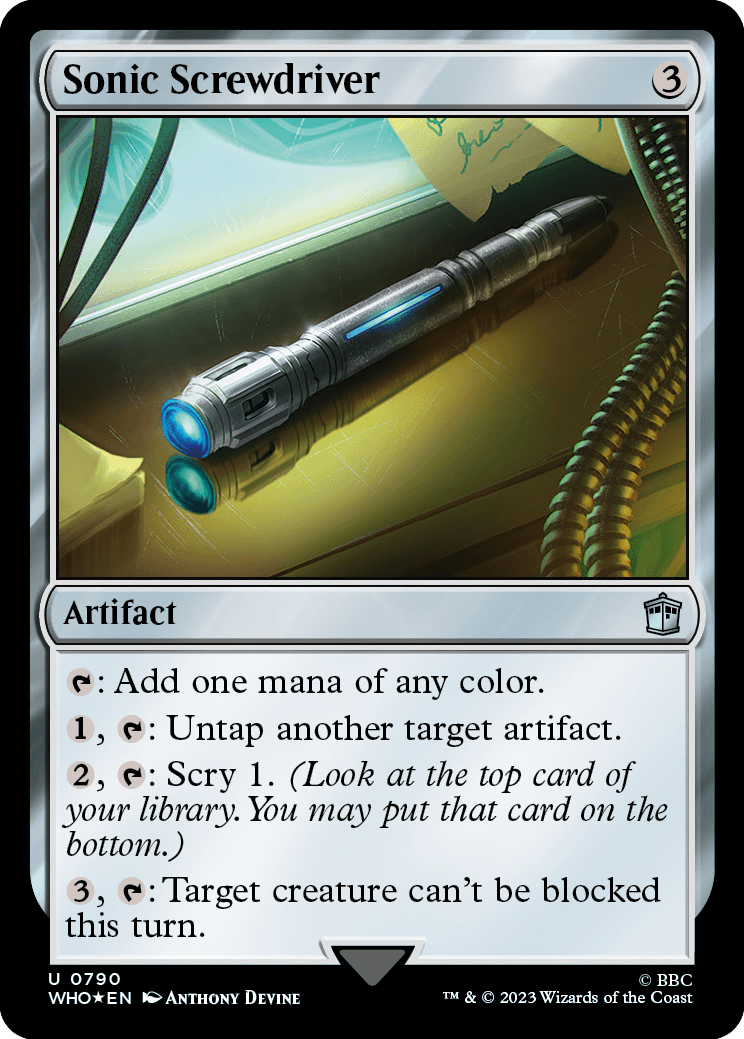 MTG Doctor Who 0790 Sonic Screwdriver (Surge Foil)