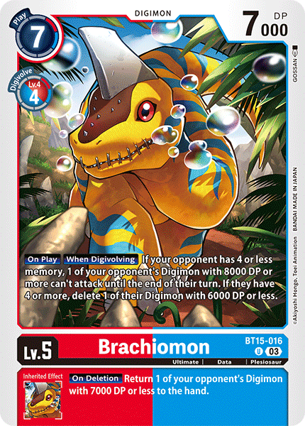 Exceed Apocalypse BT15-016 Brachiomon