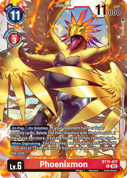 Exceed Apocalypse BT15-017 Phoenixmon