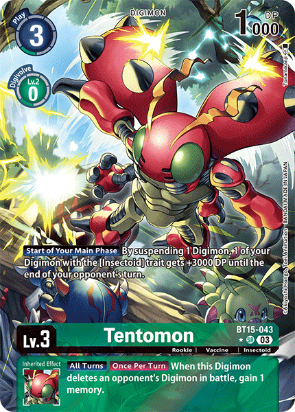 Exceed Apocalypse BT15-043 Tentomon Alternative Art