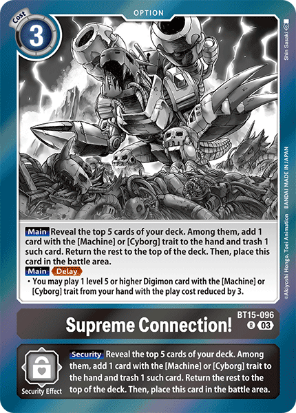 Exceed Apocalypse BT15-096 Supreme Connection!