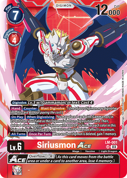 Exceed Apocalypse BT15 / LM-001 Siriusmon ACE