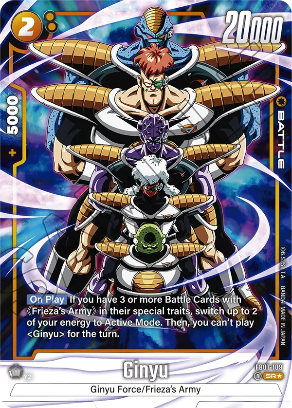 Awakened Pulse FB01-109 Ginyu Alternate art