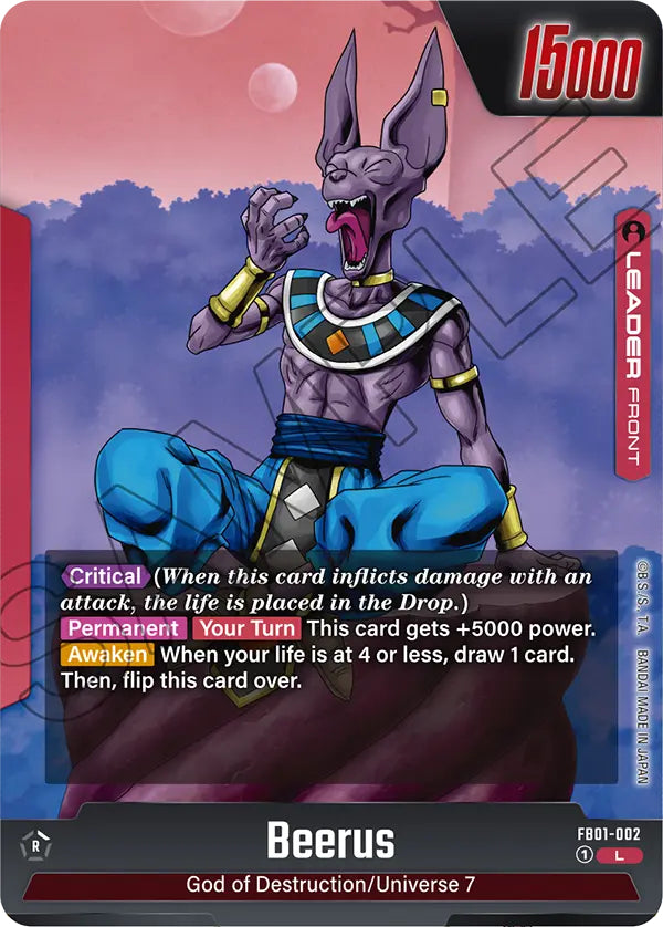 Awakened Pulse FB01-002 Beerus