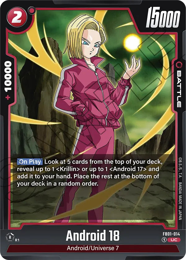 Awakened Pulse FB01-014 Android 18