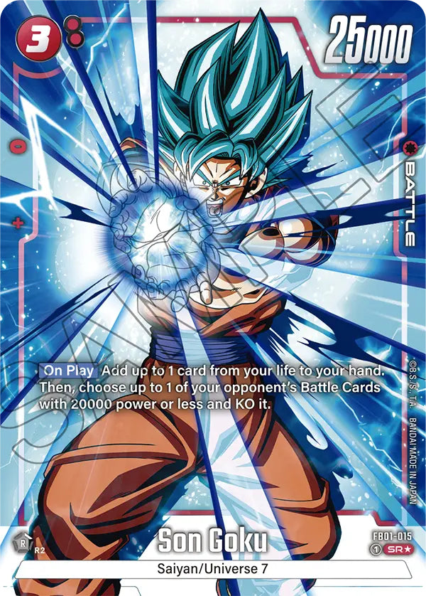 Awakened Pulse FB01-015 Son Goku Alternate art