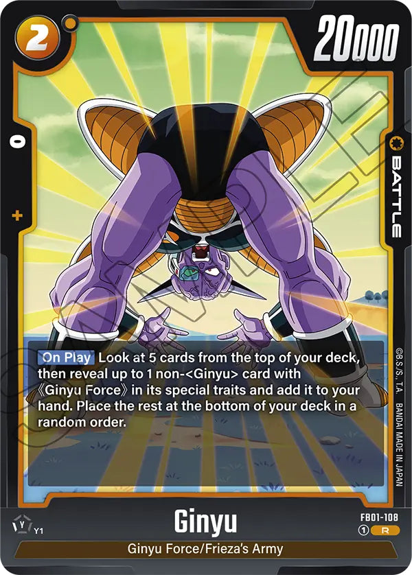 Awakened Pulse FB01-108 Ginyu