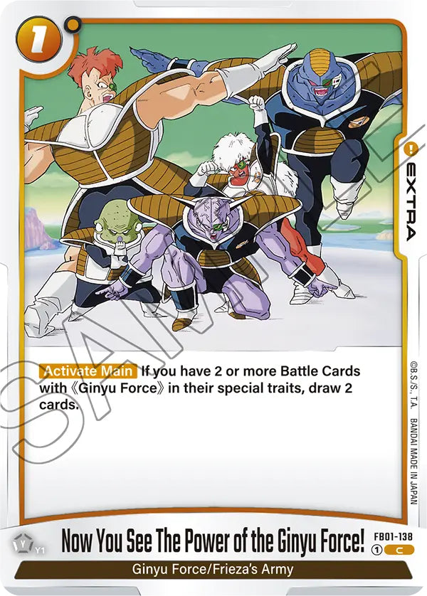 Awakened Pulse FB01-138 Now You See The Power of the Ginyu Force!