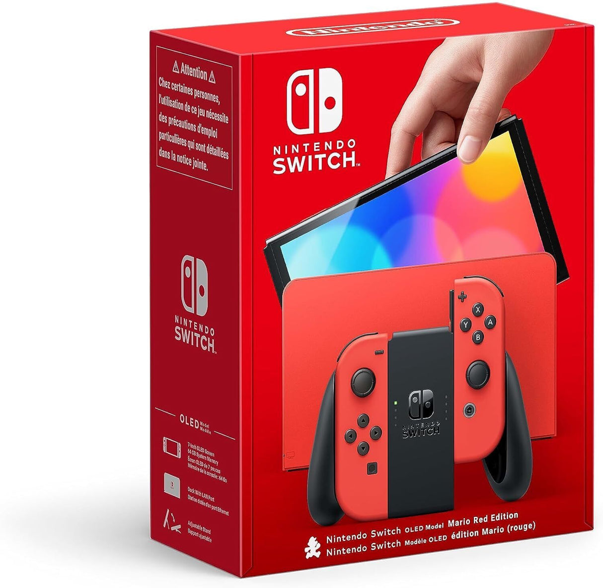 Nintendo Switch OLED Model Console - Mario Red Edition