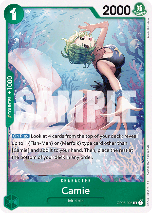 OP06-025 | R | CHARACTER Camie