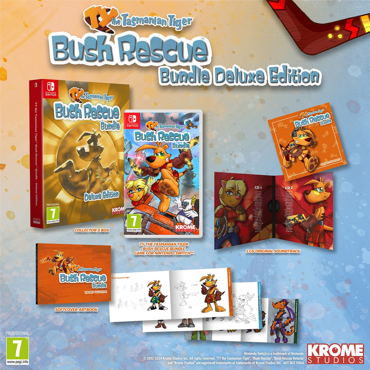 TY the Tasmanian Tiger® HD Bush Rescue™ Bundle + Deluxe Edition (Nintendo Switch)