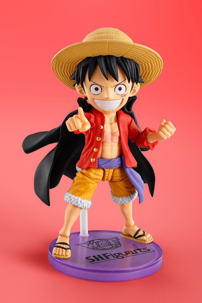 One Piece World Collactable Figures x S.H. Figuarts Action Figure Monkey D. Luffey 8 cm