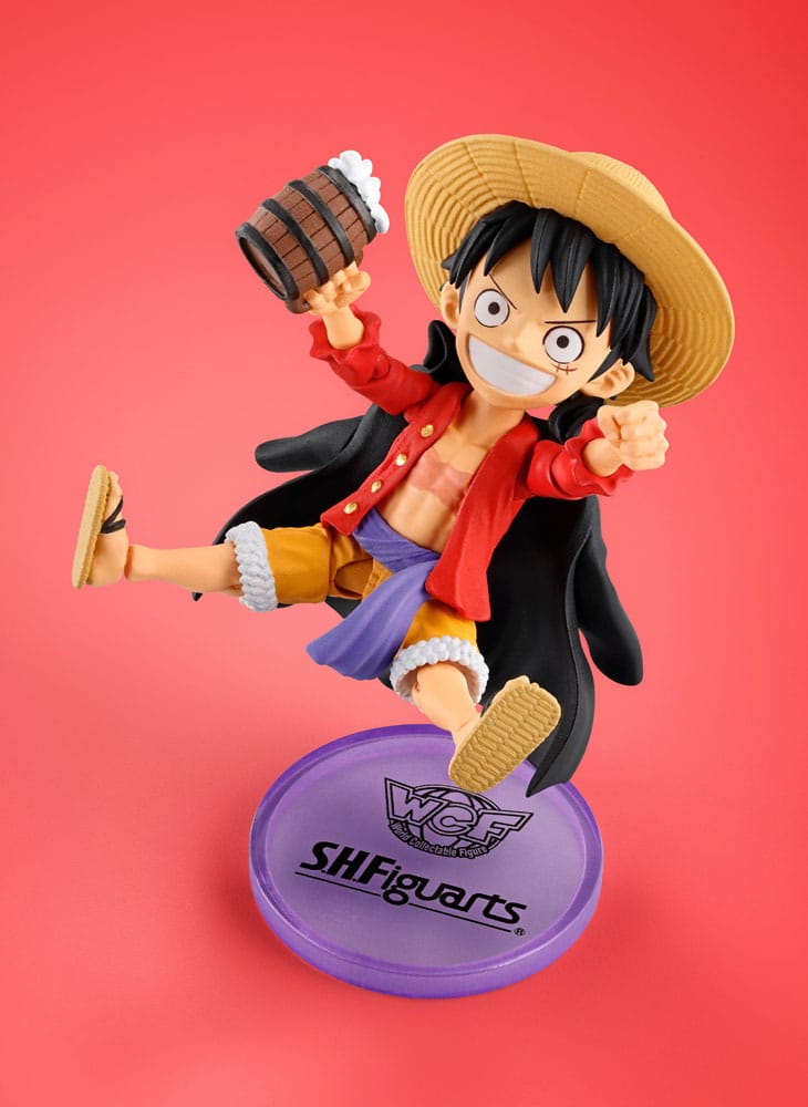 One Piece World Collactable Figures x S.H. Figuarts Action Figure Monkey D. Luffey 8 cm