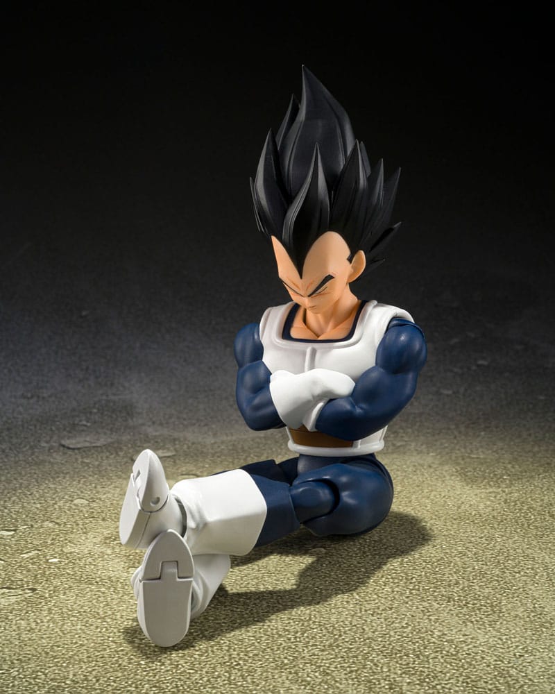 Dragon Ball S.H. Figuarts Action Figure Vegeta Old Battle Clothes 14 cm