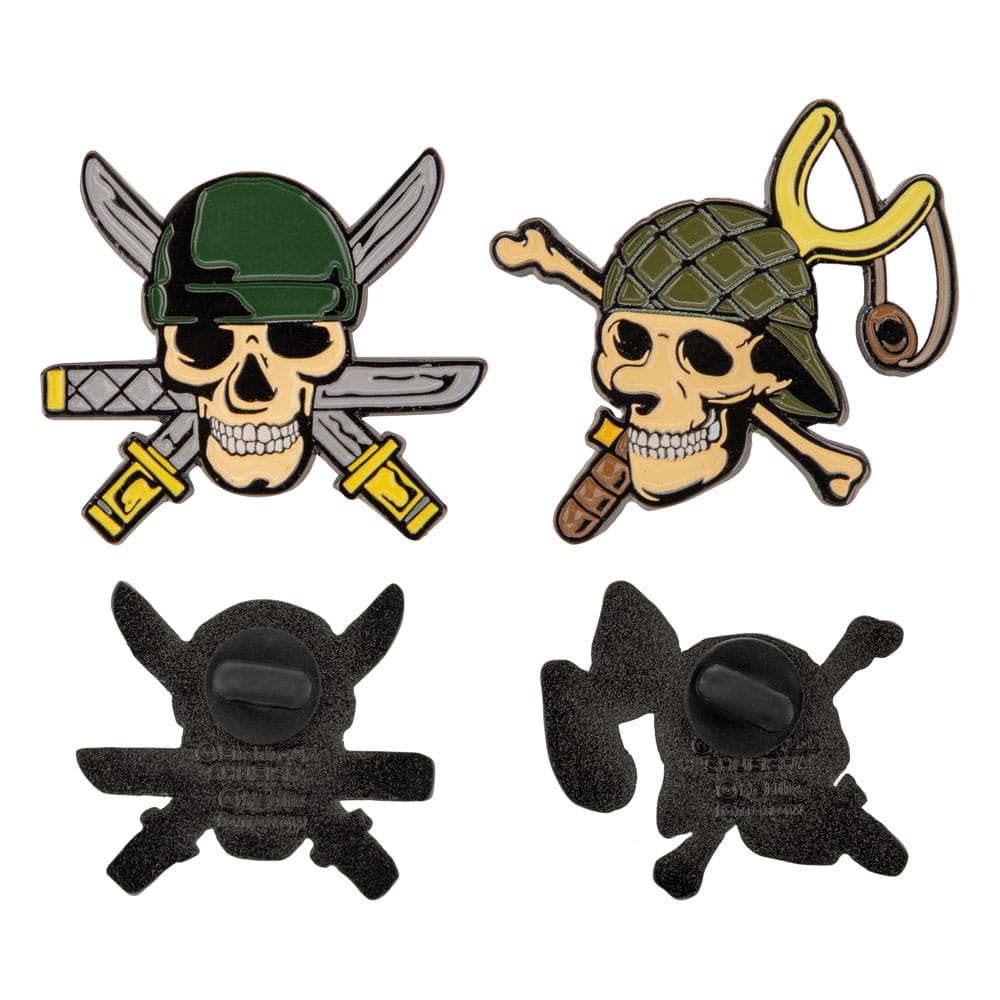 One Piece Pins 2-Pack Zoro & Usopp