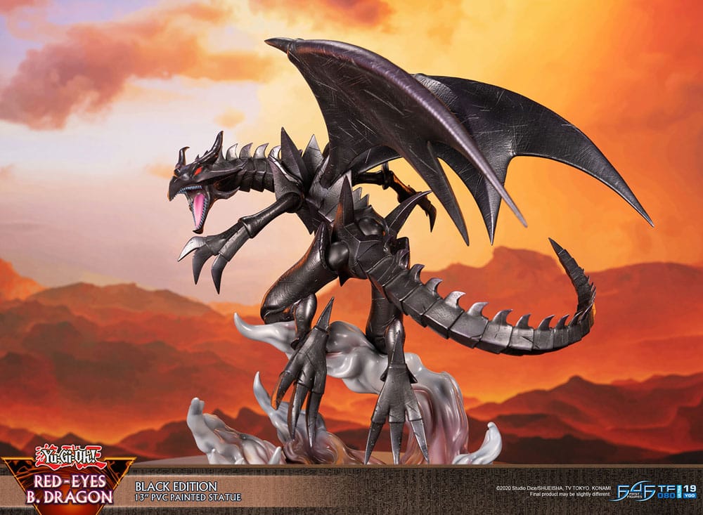 Yu-Gi-Oh! PVC Statue Red-Eyes B. Dragon Black Colour 33 cm