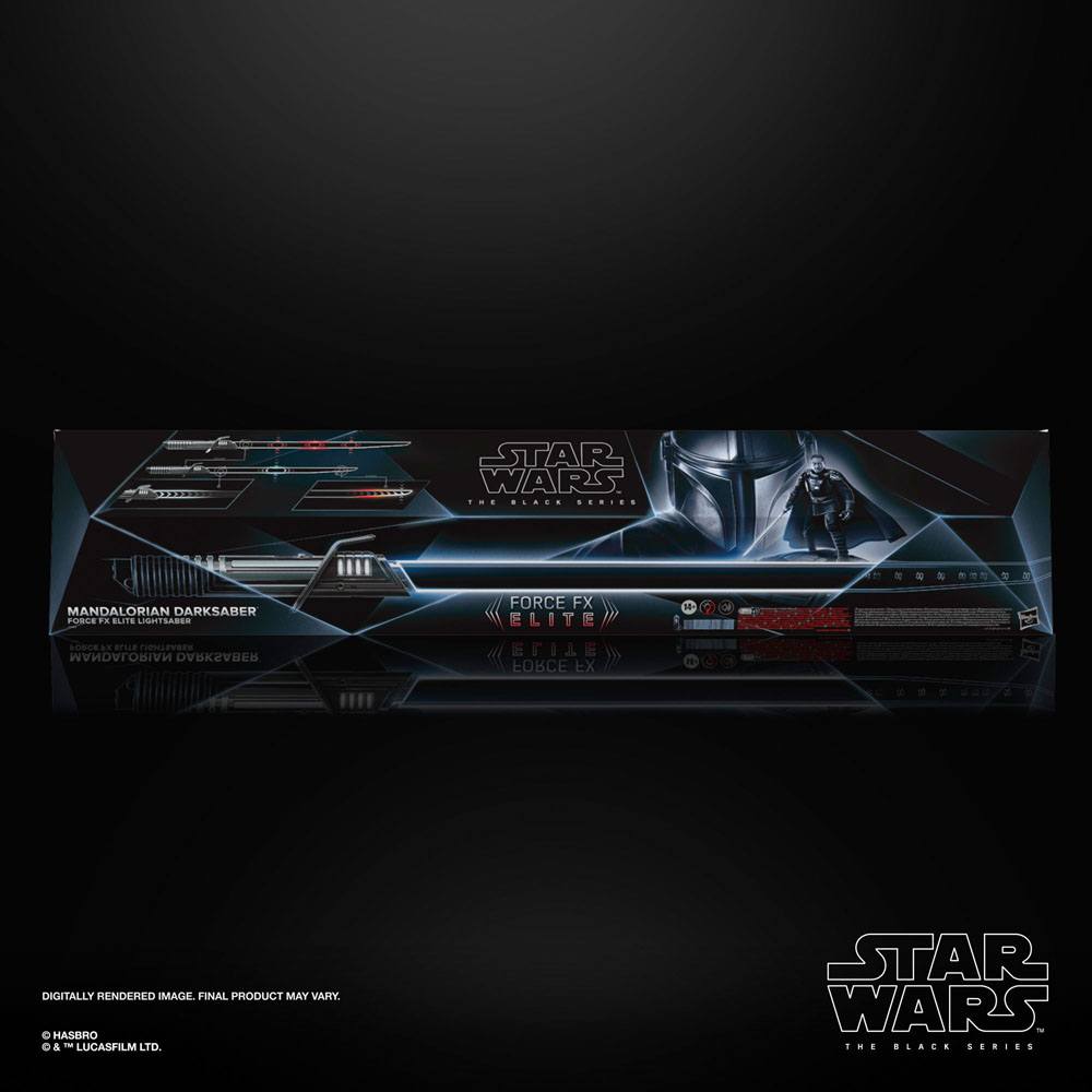 Star Wars The Mandalorian Black Series Replica 1/1 Force FX Elite Lightsaber Mandalorian Darksaber