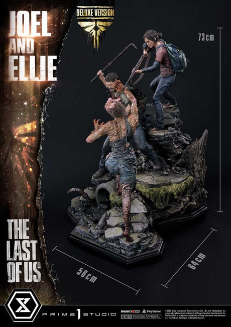 The Last of Us Part I Ultimate Premium Masterline Series Statue Joel & Ellie Deluxe Version (The Last of Us Part I) 73 cm